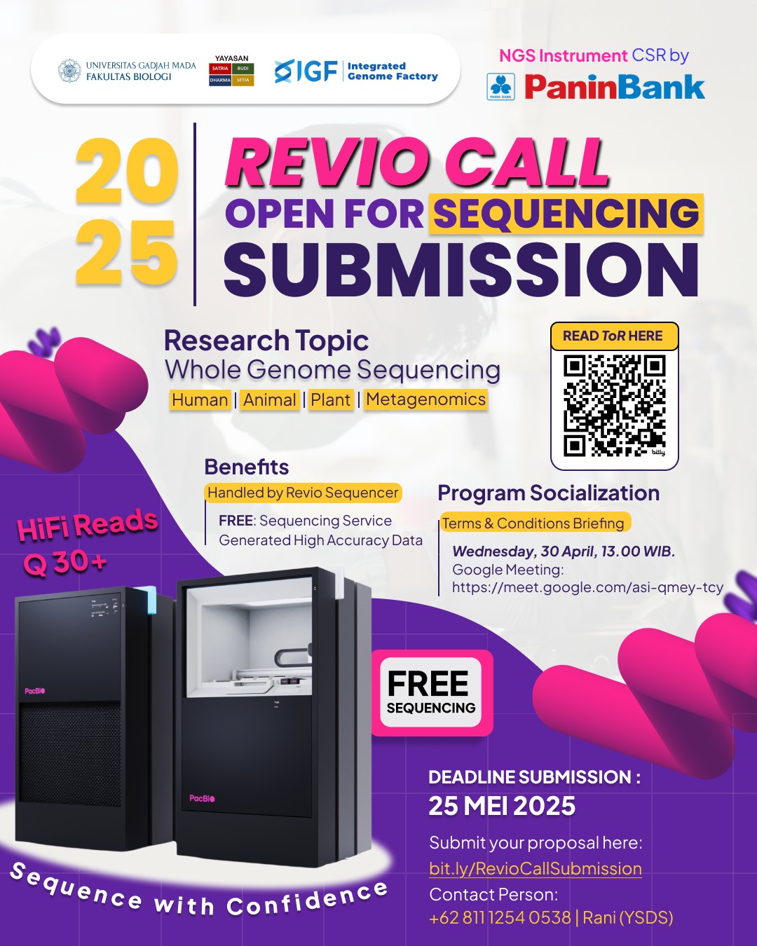IGF Revio Call 2025 poster